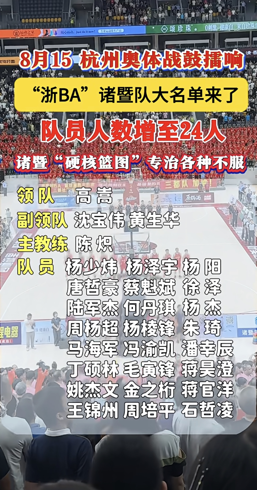 集结日突围战来临,浙江队围绕NBA常规赛刷新队史纪录,引发热议,赛季目标并未改变的简单介绍 集结日突围战来临,浙江队围绕NBA常规赛刷新队史纪录,引发热议,赛季目标并未改变的简单介绍